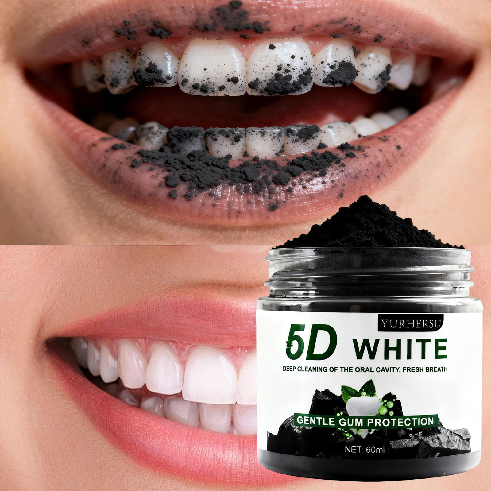 Teeth Whitening Co - Bamboo Charcoal Teeth Whitening Powder Natural