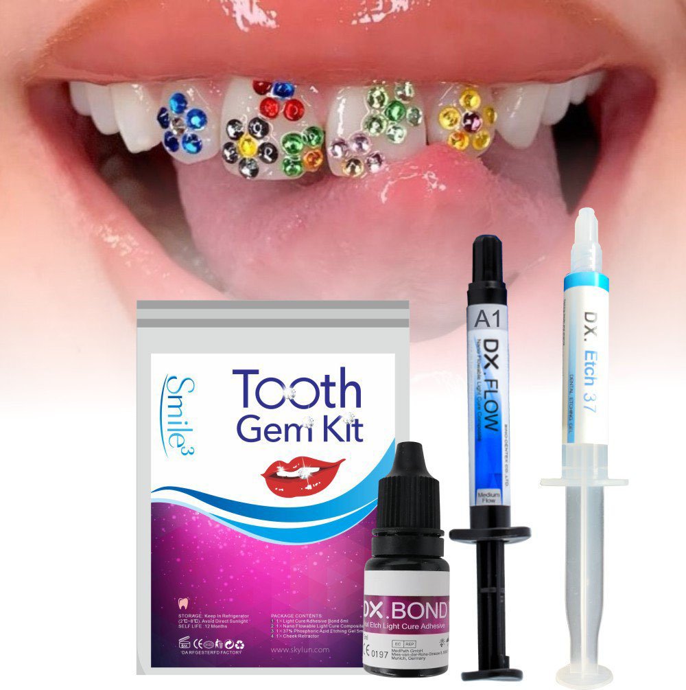 Teeth Whitening Ai - HOT Tooth Gem Kit Teeth Decorations