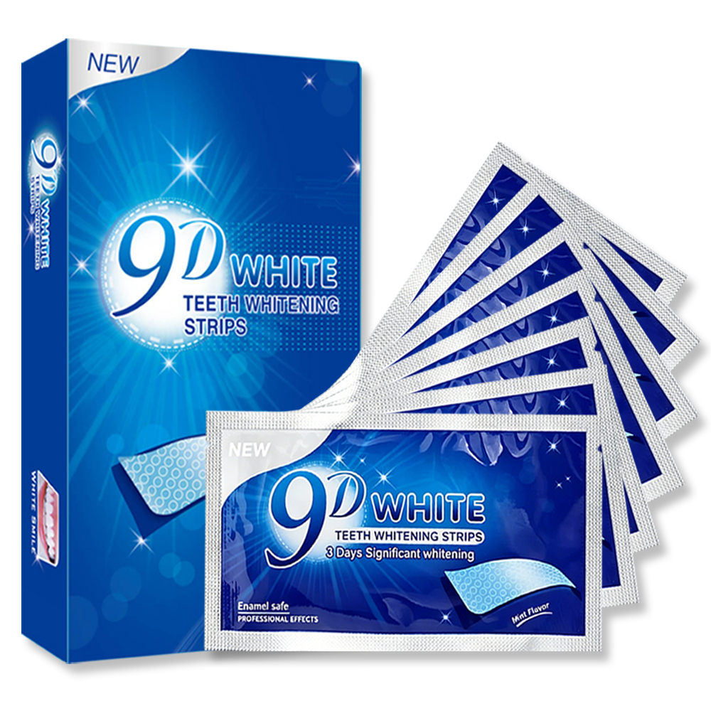 Teeth Whitening Yellow Teeth - 9D White Teeth Whitening Strip Non-Sensitive