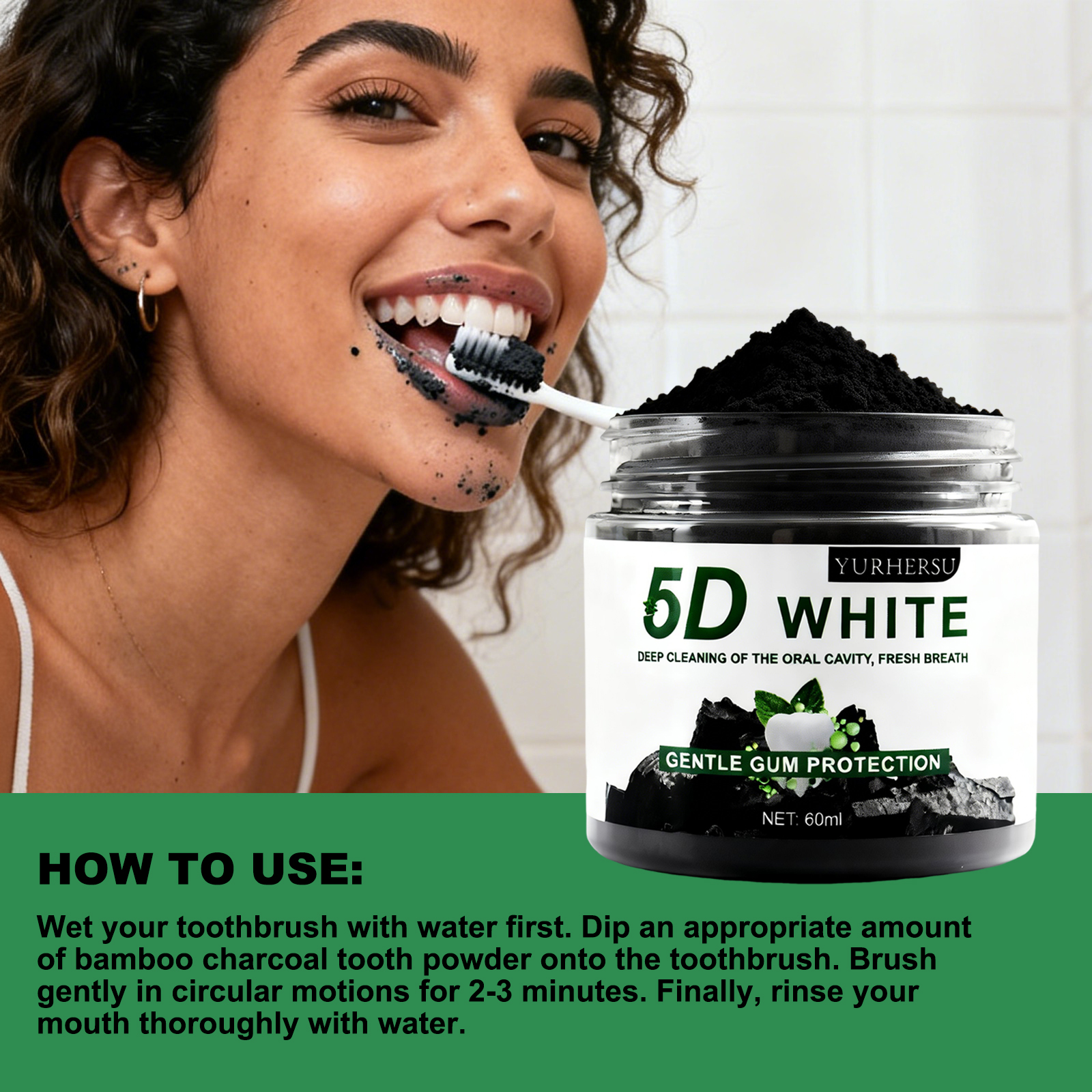 Bamboo Charcoal Teeth Whitenin – Teeth Whitening Co Bewertung und Preis