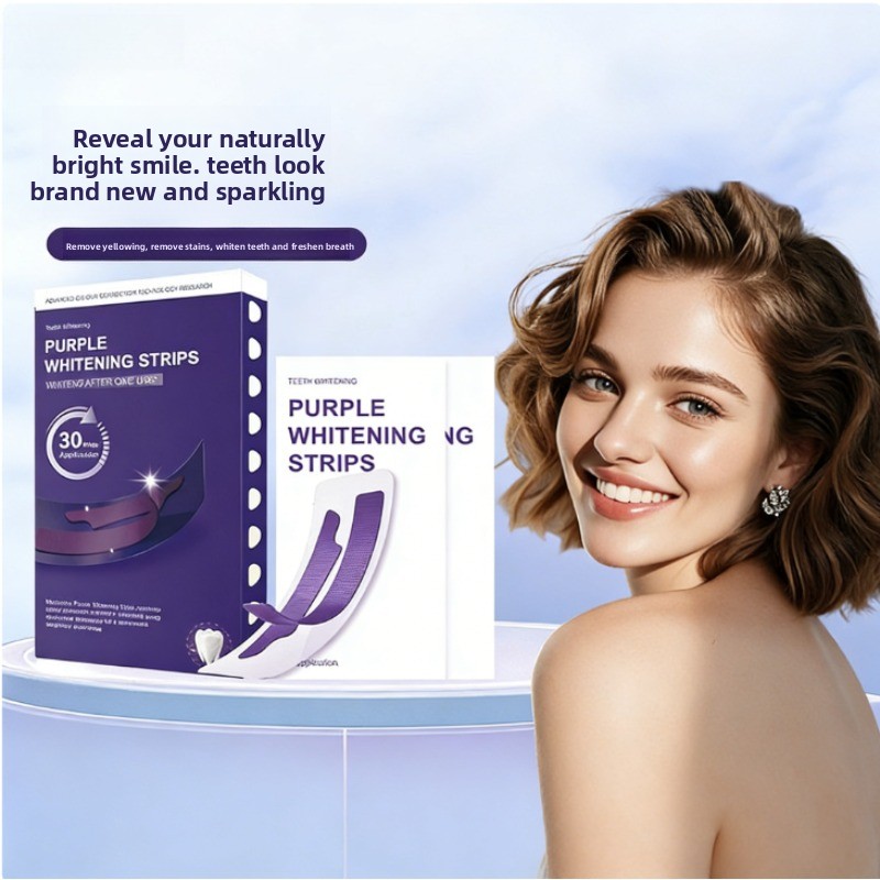 V34 Purple Glowing Dry Tooth S – Teeth Whitening Strips Bewertung und Preis