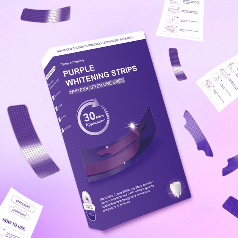 V34 Purple Glowing Dry Tooth S – Teeth Whitening Strips Bewertung und Preis