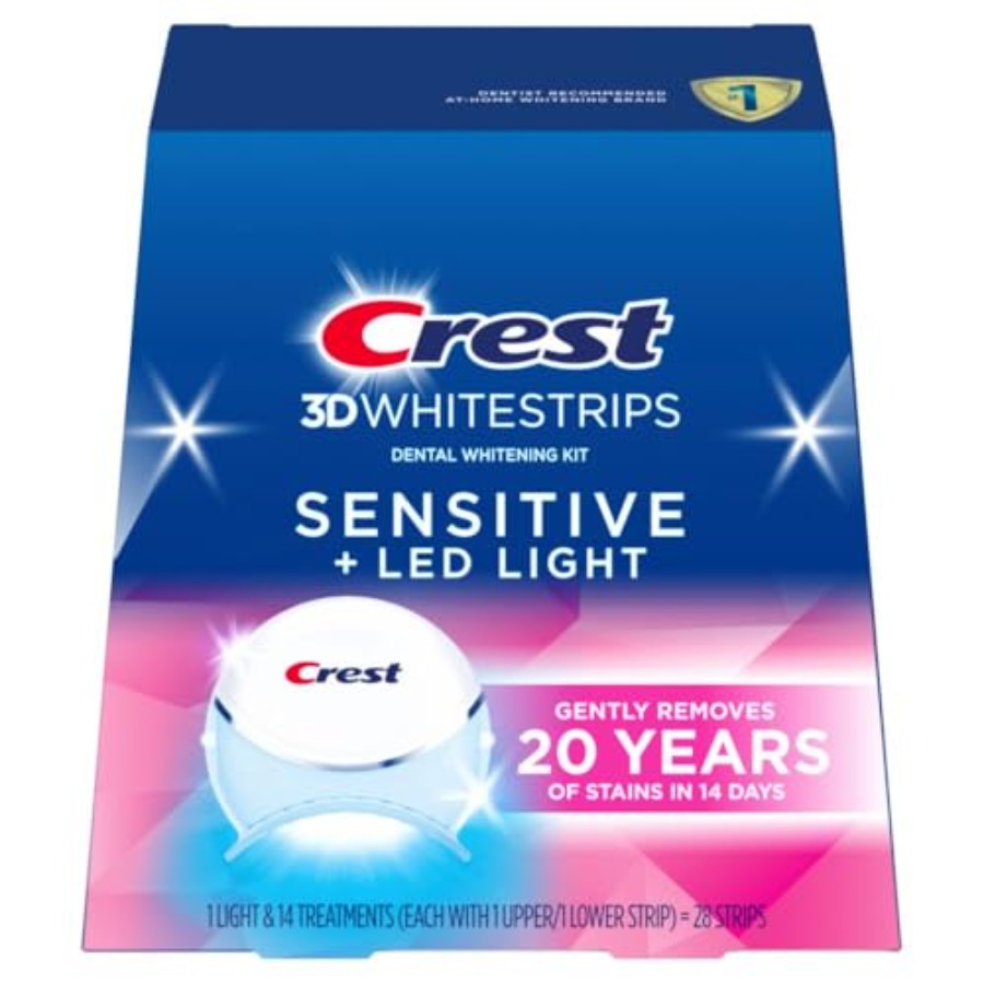 Crest 3D Whitestrips Sensitive – Teeth Whitening Strips Bewertung und Preis