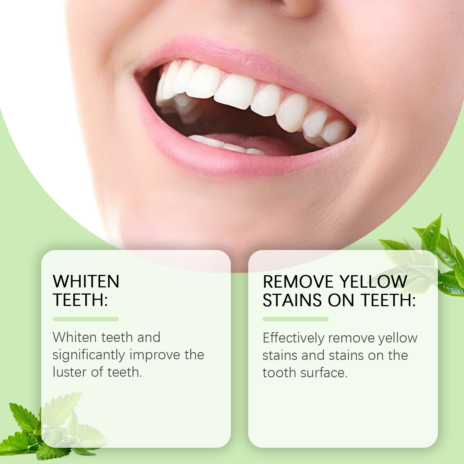 Herbal Green Whiten Toothpaste – Teeth Whitening Yellow Teeth Bewertung und Preis