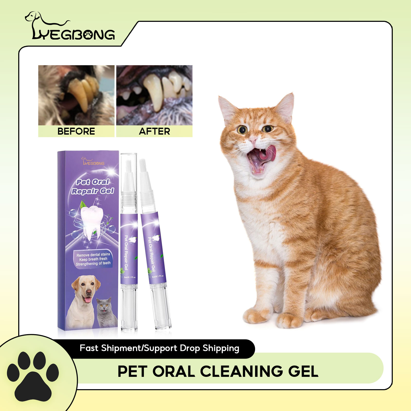 Pet Oral Repair Gel Puppy Tart – Teeth Whitening Ai Bewertung und Preis