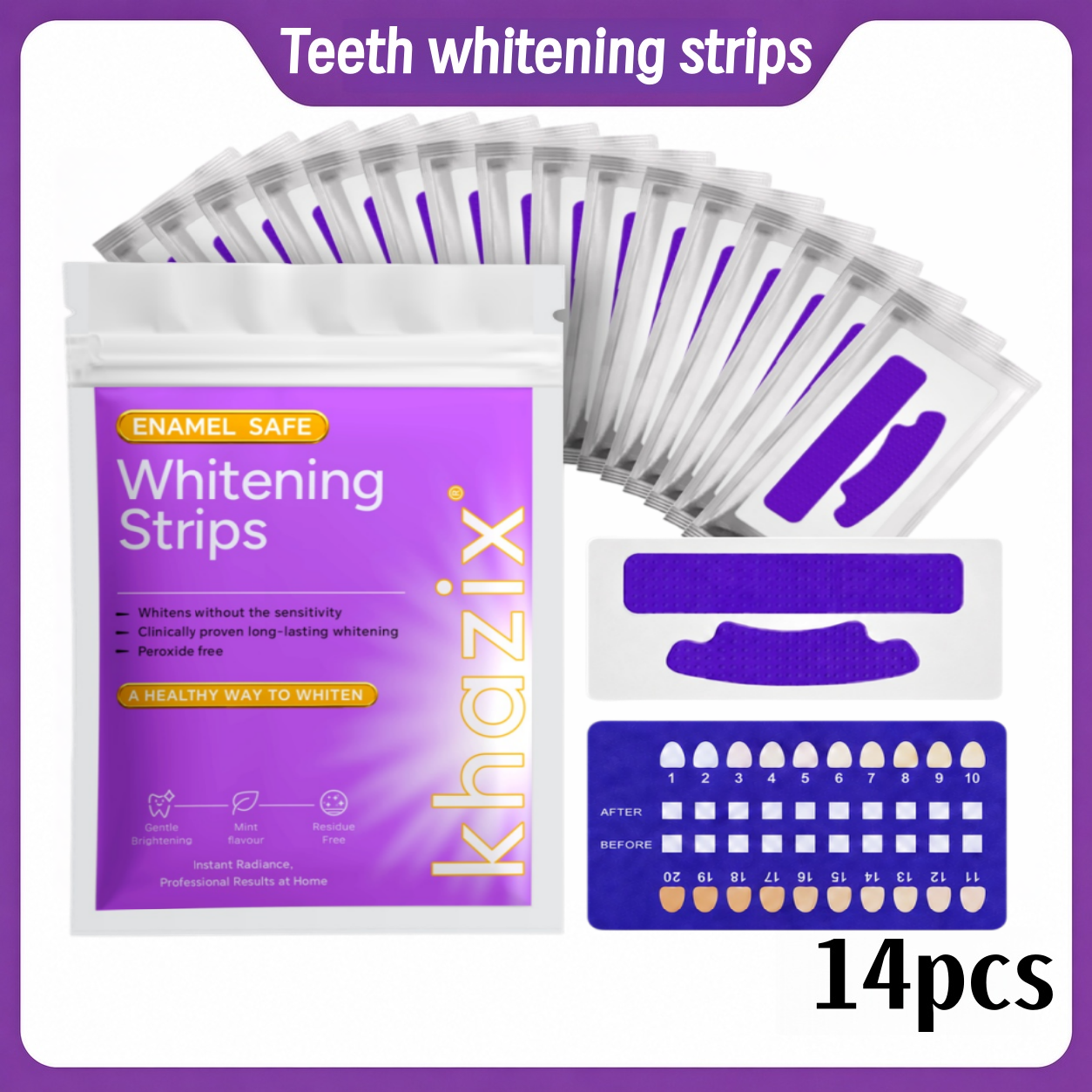 Teeth Whitening Strips 14 Pcs, – Teeth Whitening Strips Bewertung und Preis
