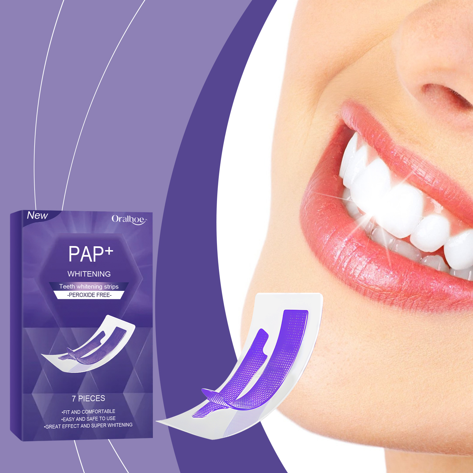 Purple Teeth Whitening Strips  – Teeth Whitening Quotes Bewertung und Preis