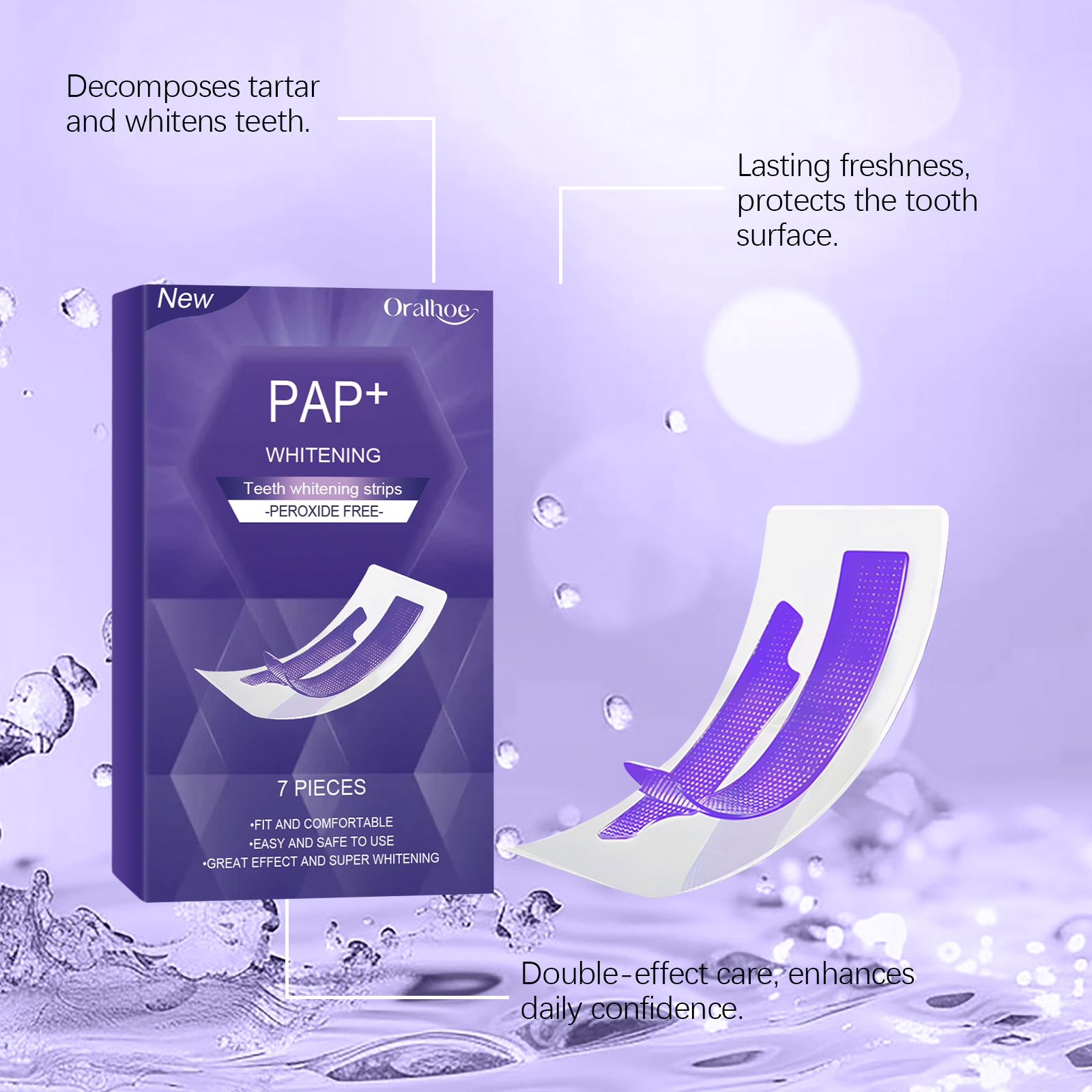 Purple Teeth Whitening Strips  – Teeth Whitening Quotes Bewertung und Preis