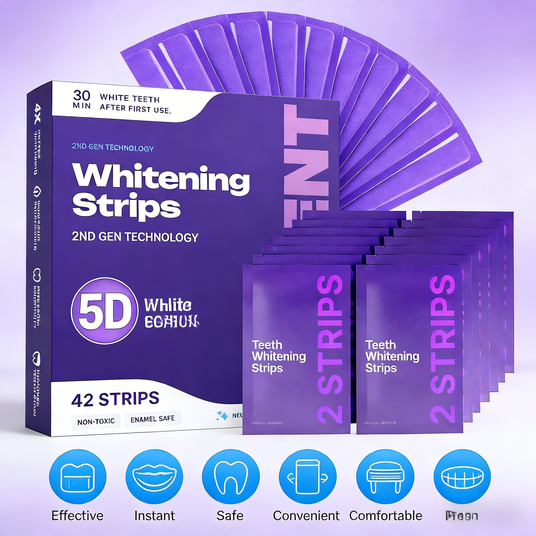 Purple Formula Teeth Whitening – Teeth Whitening Strips Bewertung und Preis